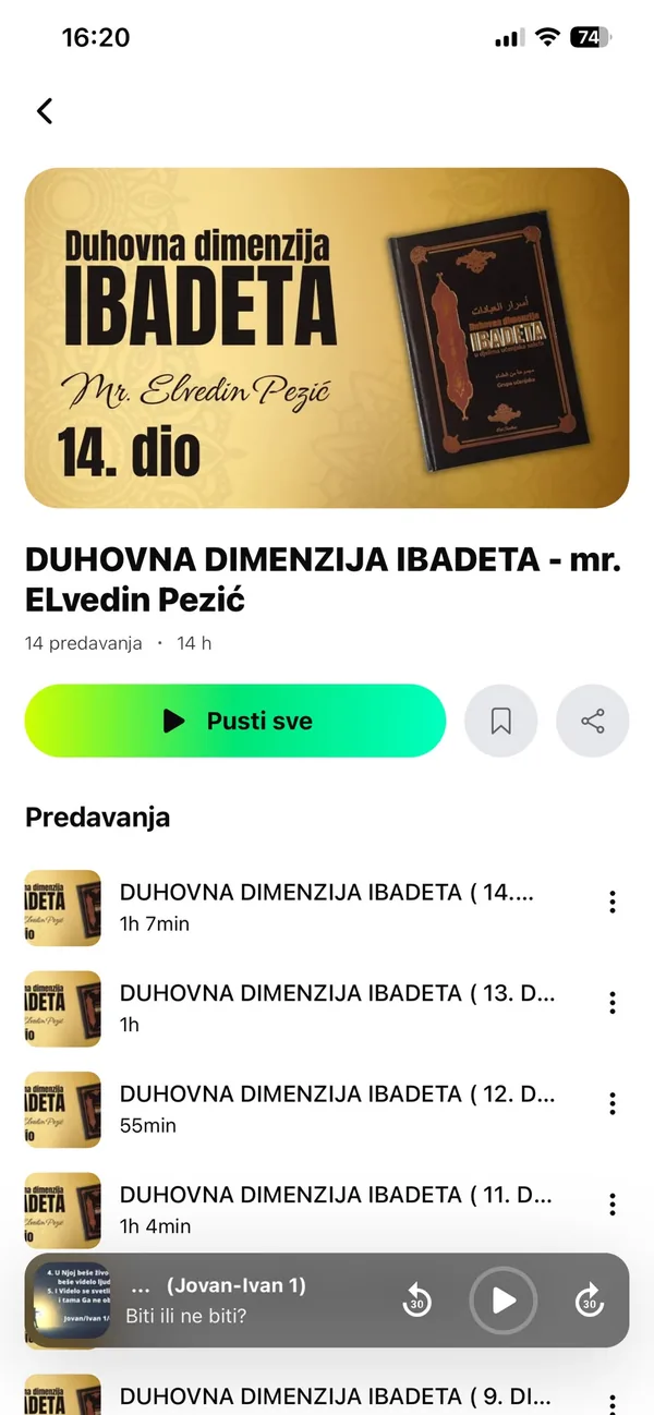 Plejlista s napretkom